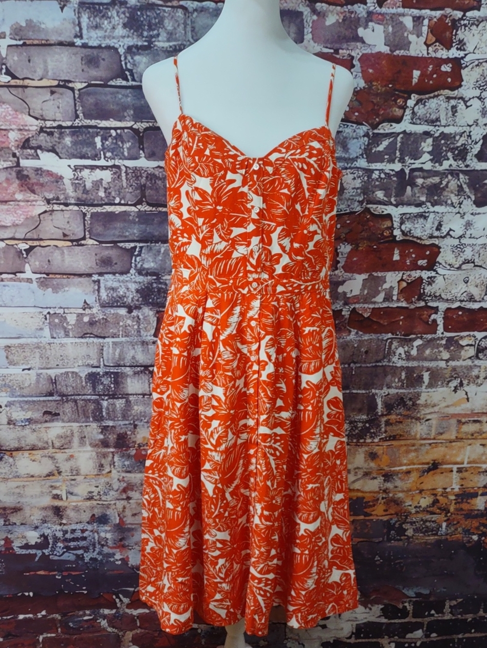 Joie Silk/Linen Floral Print Sundress